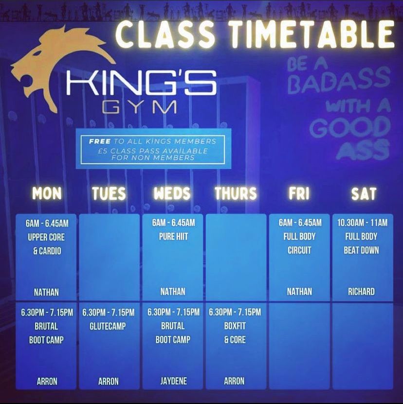 King's Gym in Farnworth Our Classes